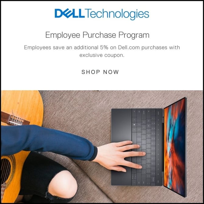 Dell Web Banner with border